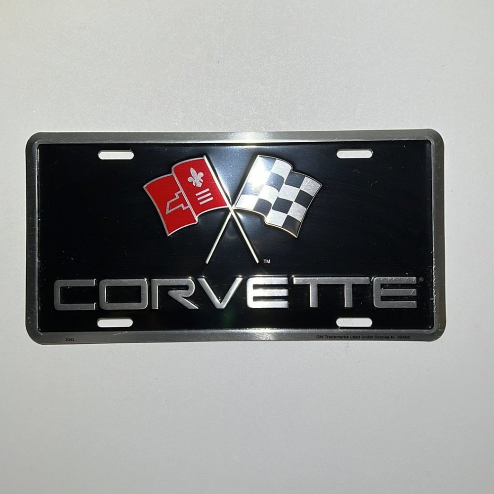 CORVETTE Metal Sign Car Wall Decor